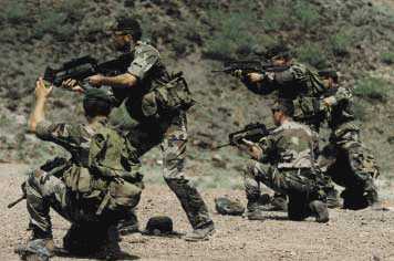Un exercice des fusiliers marin commando